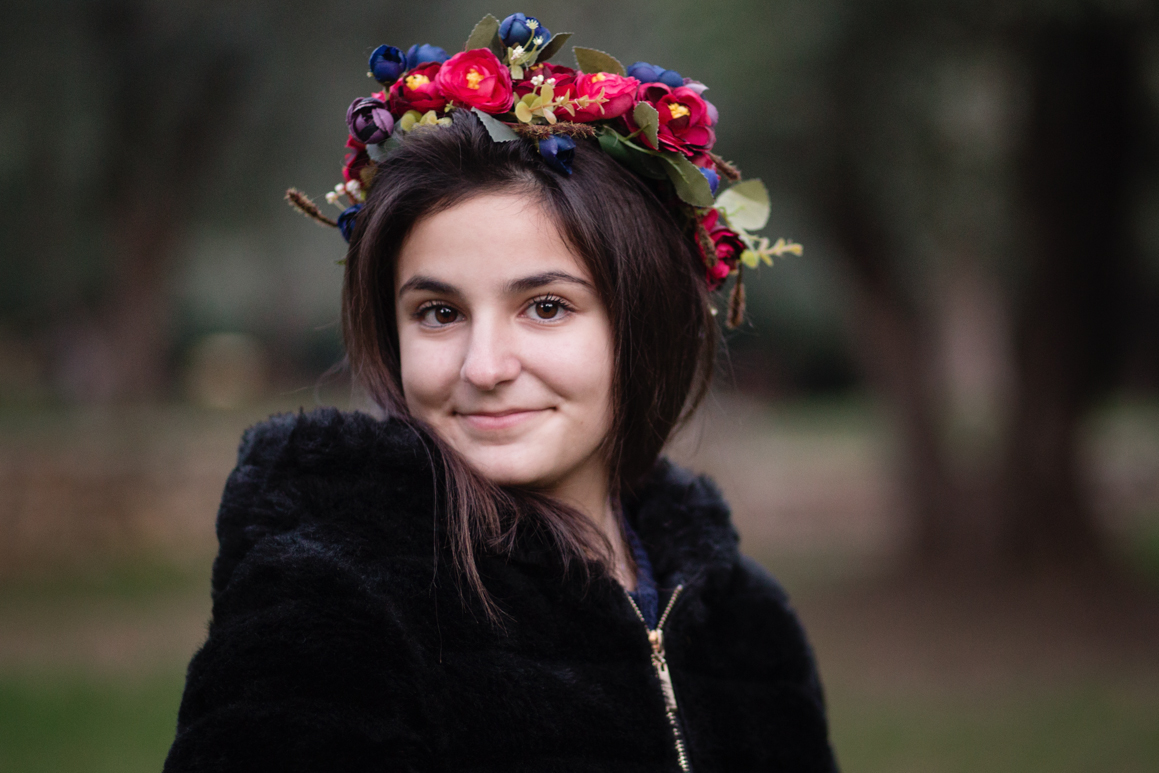 servizio fotografico di famiglia sorelle parco ulivi fotografo costa azzurra cap martin ventimiglia fotografa elisa arsi