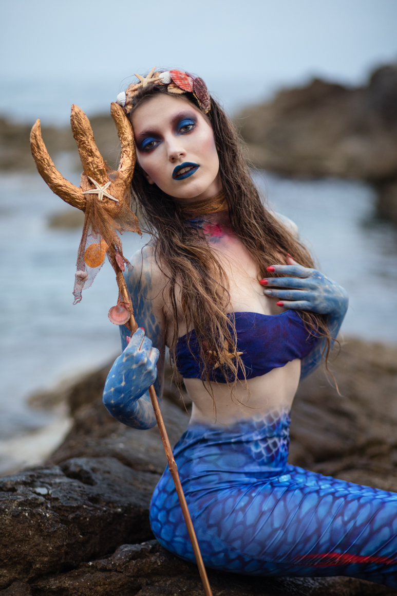 mermaid photoshoot ventimiglia spiaggia balzi rossi in costa azzurra