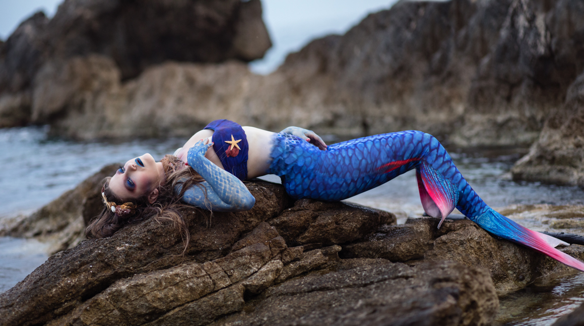 servizio fotografico sirena ventimiglia spiaggia balzi rossi in costa azzurra